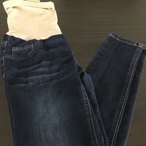 Indigo Blue Skinny Maternity Jeans
